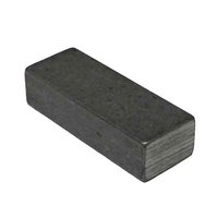 RKS78581 7/8" x 5/8" X 12 " Rectangular Key Stock, Carbon Steel, Plain